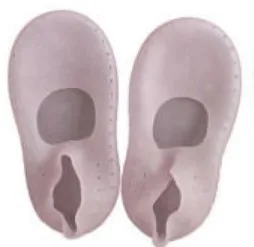 Силиконовые увлажняющие Гелеобразные напяточники носки треснутый уход за кожей ног Защитный гель носки можно использовать повторно мыть 1 пара - Цвет: Розовый