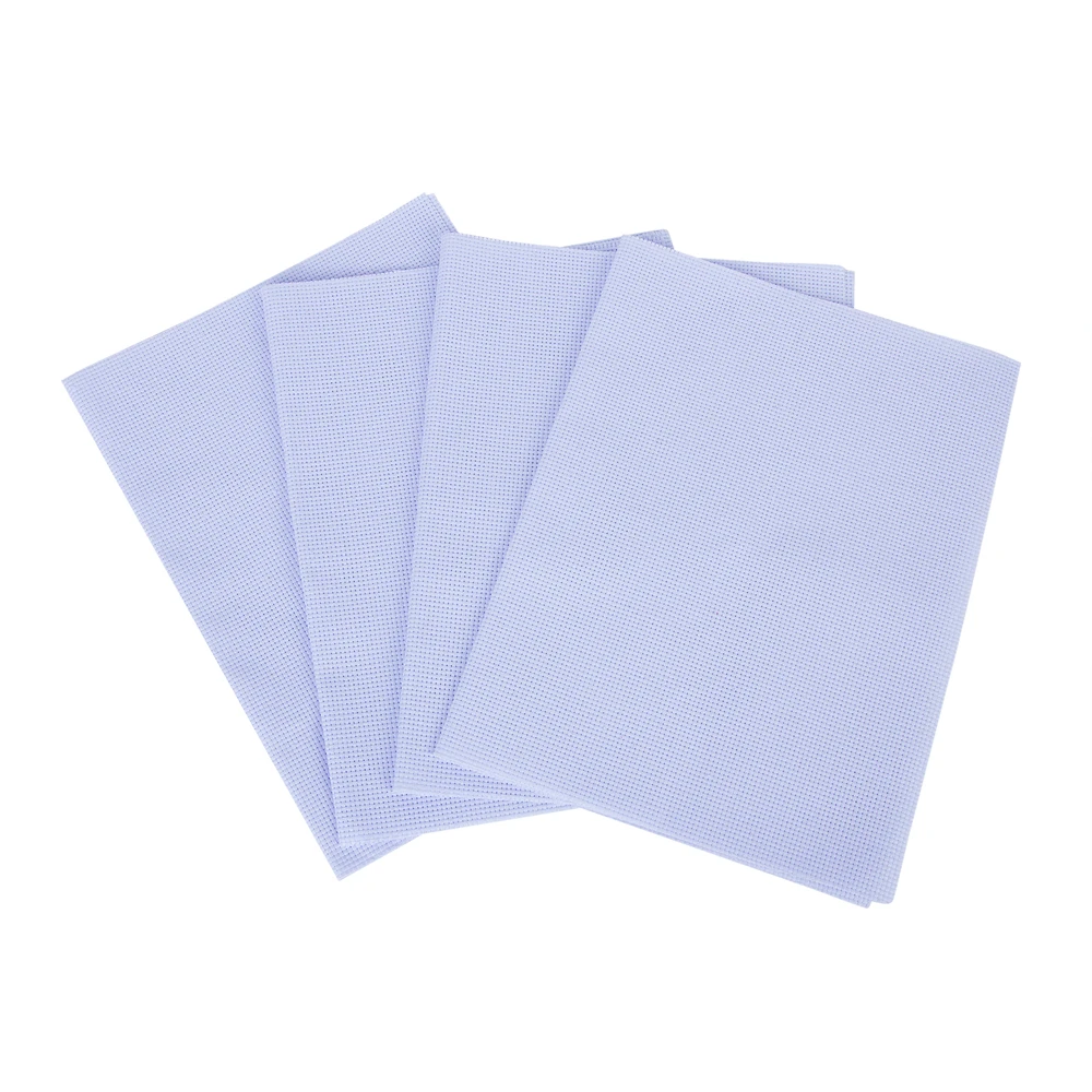 4Pcs Classic Reserve Aida Cloth Embroidery Canvas Cross Stitch Canvas