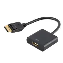 HIPERDEAL DisplayPort DP мужчина к HDMI Женский Кабельный адаптер-переходник для Dell hp lenovo Прямая 1J23