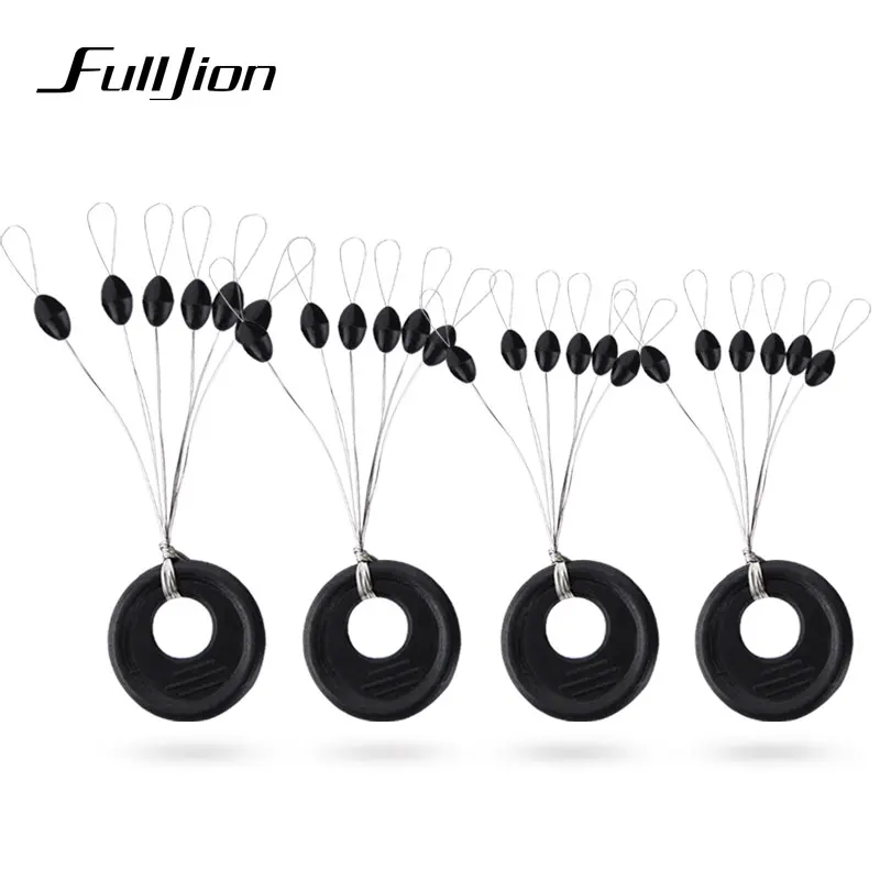 Fulljion 10 قطعة/الوحدة الصيد بوبر تعويم 6 في 1 المطاط الأسود البيضاوي سدادة الفضاء الفول موصل خيط صنارة الصيد معالجة اكسسوارات Fulljion 10 قطعة/الوحدة الصيد بوبر تعويم 6 في 1 المطاط الأسود البيضاوي سدادة الفضاء الفول موصل خيط صنارة الصيد معالجة اكسسوارات