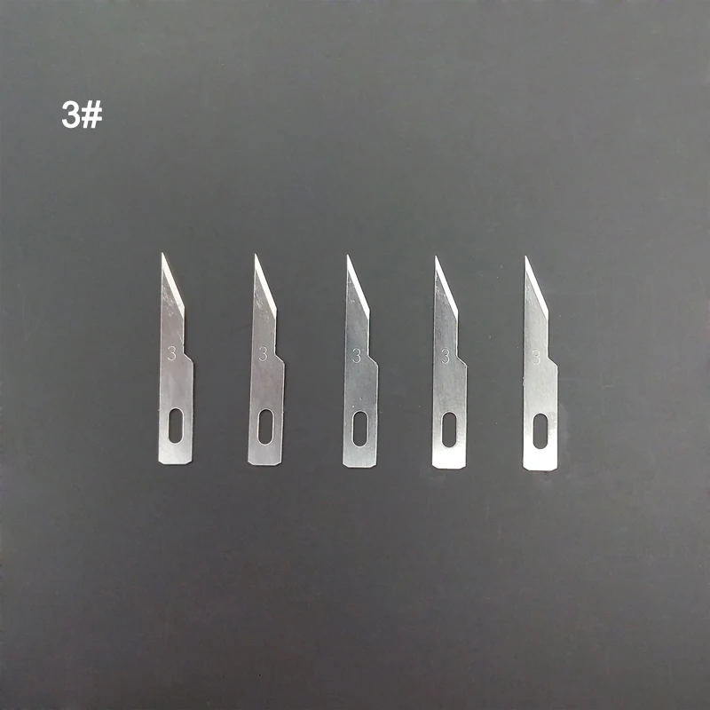 Super Sharp Precision Hobby Cutting Knife Blades Leathercrafts Carving Knife Blades For Scrapbooking Crafts DIY Sculpting Tools