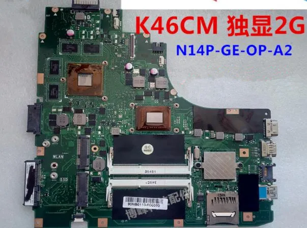 

For Asus Motherboard A46C A46CM S46C S46CM K46C K46CM REV2.0 Mainboard With i7-3517u Processor GT635 2G N13P-GLR-A1 100% Tested