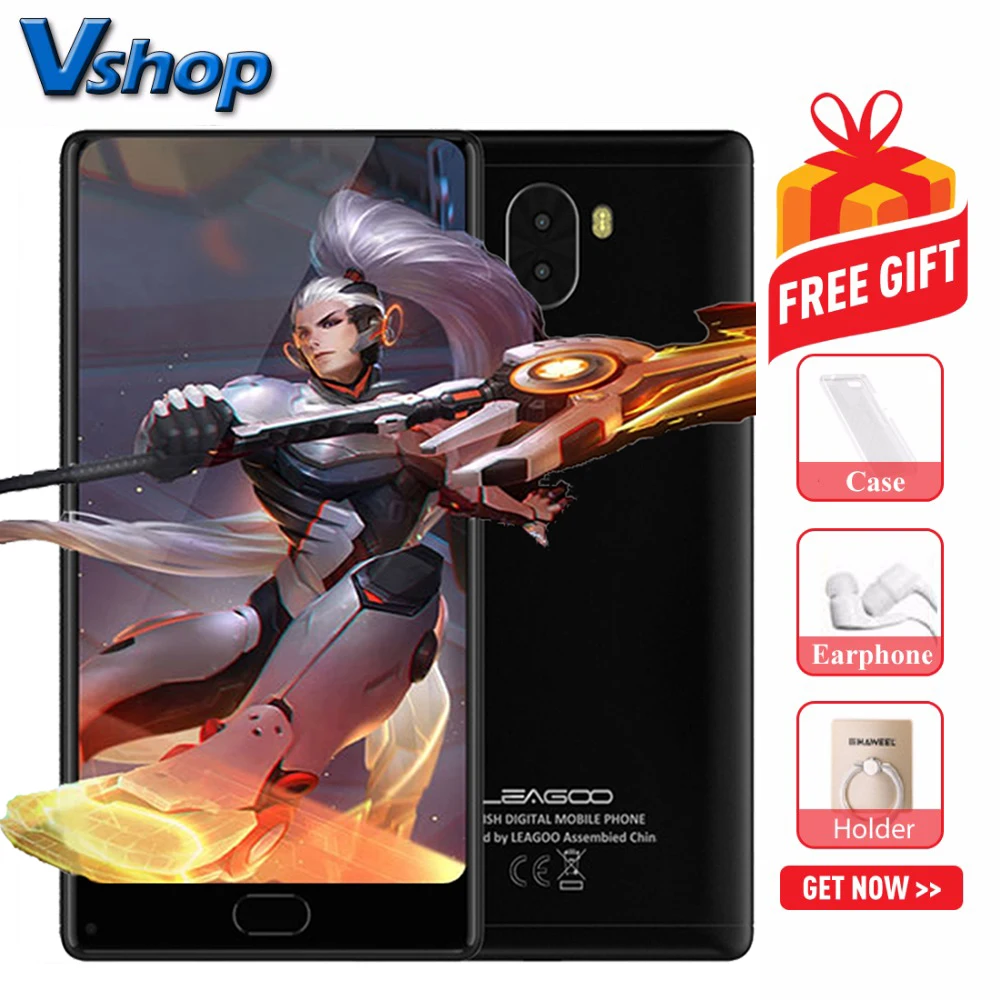 

Original LEAGOO KIICAA MIX 4G Mobile Phones Android 7.0 3GB+32GB Octa Core Smartphone 5.5 inch Full Screen Dual SIM Cell Phone