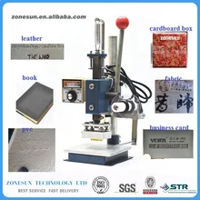 10cm x 13cm Guaranteed Manual Hot Foil Stamping Tipper Bronzing Machine, Golden Press Heat Printer Stamping Machine FOR PVC CARD