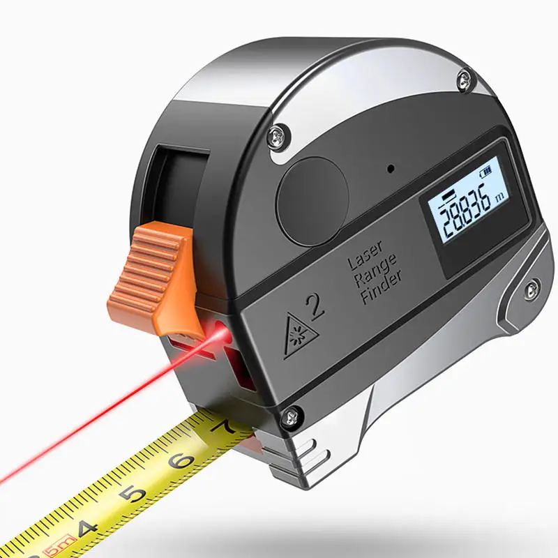 30 м лазерный дальномер 5 м выдвижная лента Mesaure линейка IP54 инфракрасные строительные инструменты цифровой USB рулетка измеритель расстояния