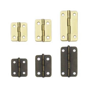 

Small Wooden Box Casket Hinges Flat Open Mini Miniature Hinge 20pcs