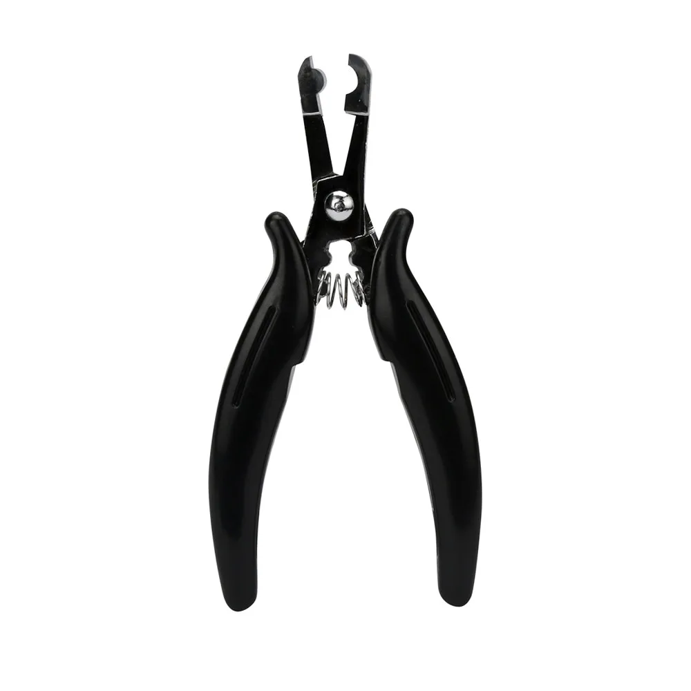 1pcType C New Hair Extensions Pliers for Micro Rings and Fusion Glue