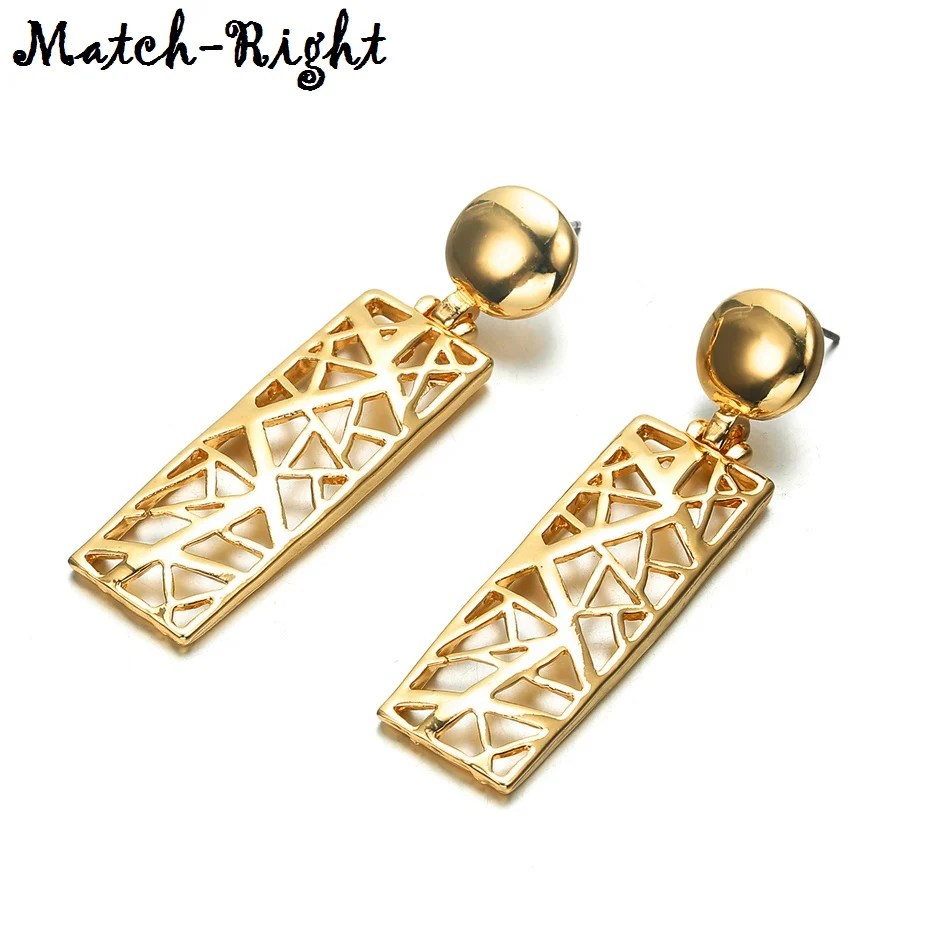 

Match-Right Trendy Earrings for Women Statement/Hanging/Dangle/Korean/Gold/Silver/Drop Earring Female oorbellen brincos yjz8177