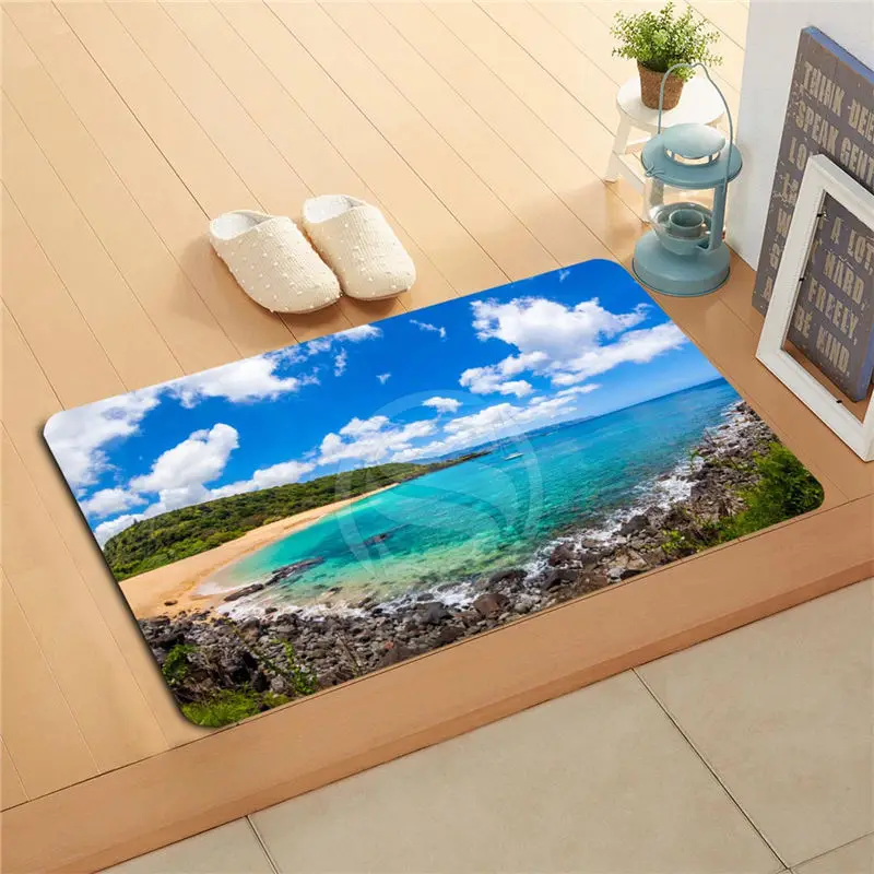 W&322 Custom Flow of water Doormat Home Decor Door mat Floor Mat Bath