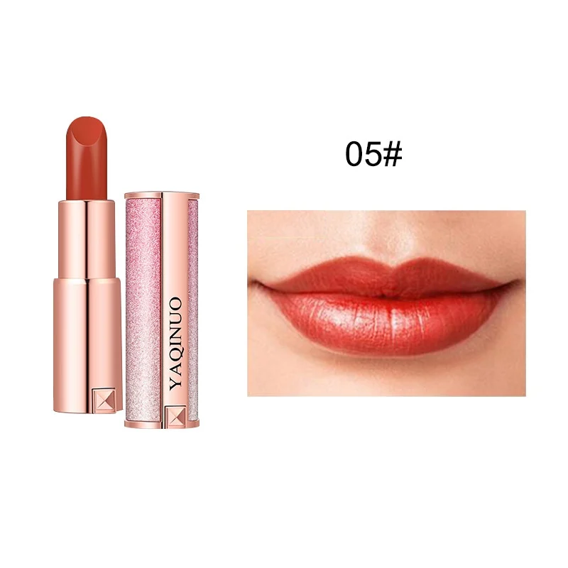 2019 1PC Moisturizing Waterproof Makeup Cosmetics tools High Quality Starlight Lipstick Long Lasting Non-marking Lip stick