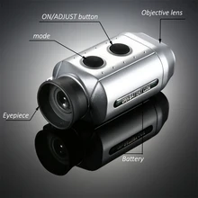 Портативный 7x18 462 футов 1000 yds цифровой дальномер для гольфа Golfscope дальномер ярдов измерение расстояния Охота Телескопический Монокуляр