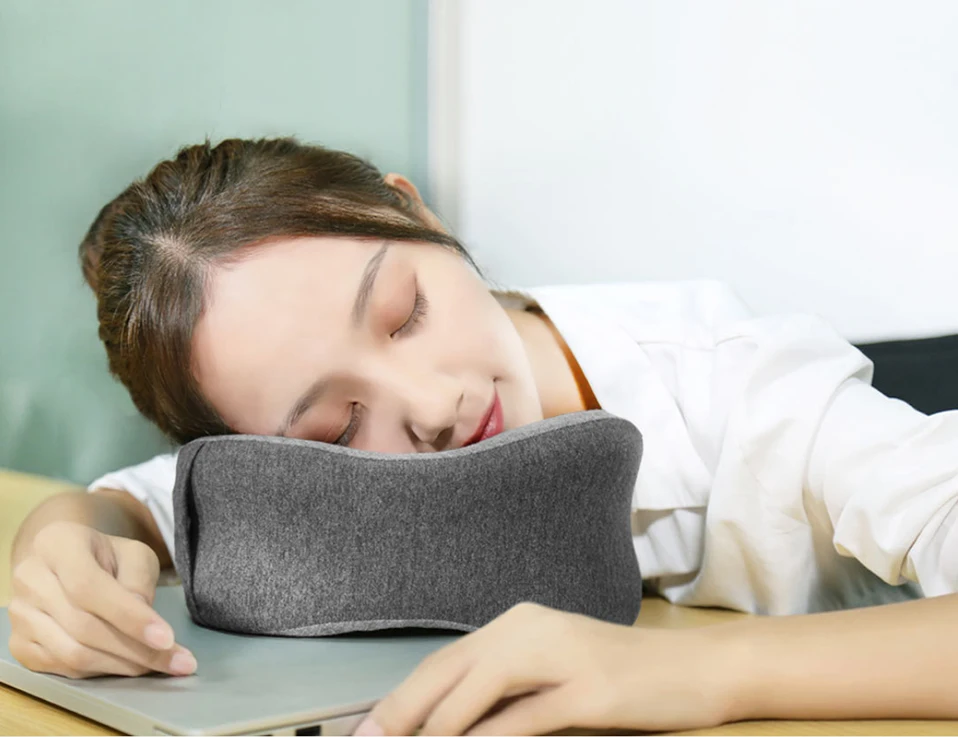 Новейшая массажная подушка Xiaomi LeFan для шеи и сна, массажер для расслабления мышц шеи, Подушка для сна для офиса, дома и путешествий