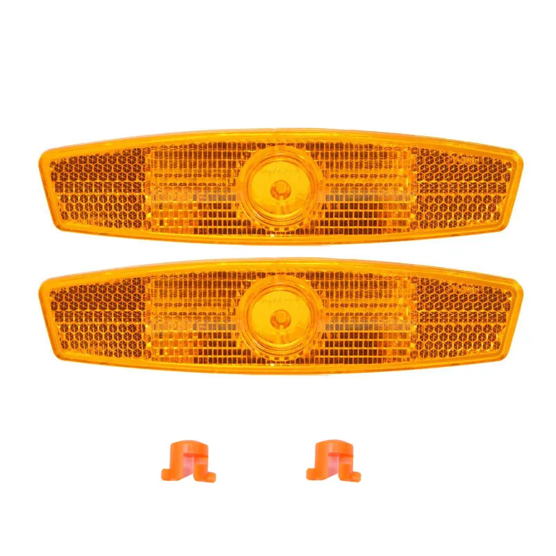 

A pair Bicycle Bike Wheel Safety Spoke Reflector Reflective Mount Clip Warning bike reflector light
