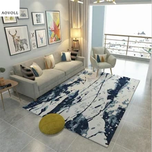 Ковер AOVOLL для гостиной, Рождественский ковер, абстрактный стиль, тонкий ковер, ковры для детской комнаты, напольный коврик