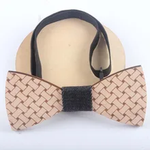 Модная деревянная бабочка, джентльменские галстуки-бабочки ручной работы, свадебные галстуки-бабочки, деревянные Уникальные галстуки-бабочки для мужчин