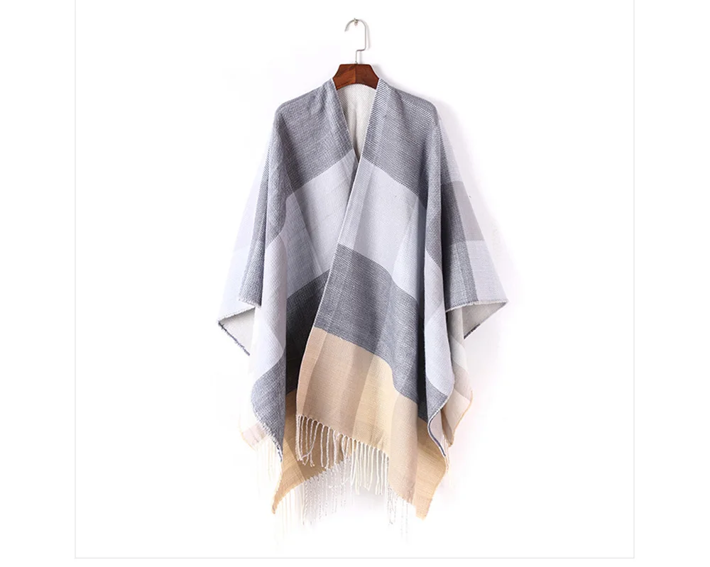 Warm Acrylic Poncho (1)