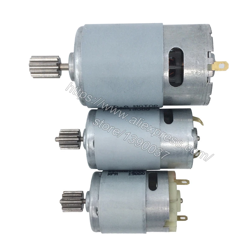 Motor de coche de juguete eléctrico para niños, 550, 390, 12V CC, para montar coche para motor de alta velocidad para vehículo eléctrico para niños|motor 550|motor electric AliExpress