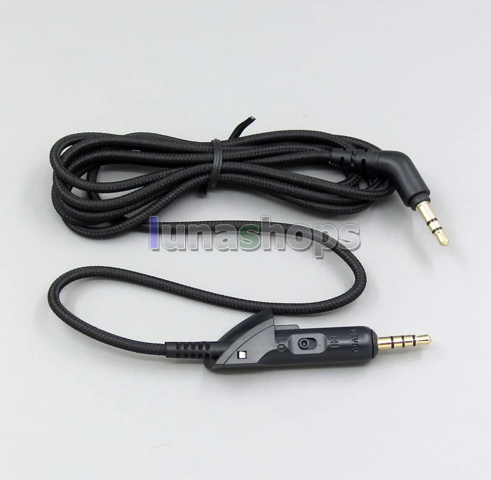 LN006199 3 5mm Weave Cloth Headphone Earphone Cable For QC2 QC15 QC35 Headphone