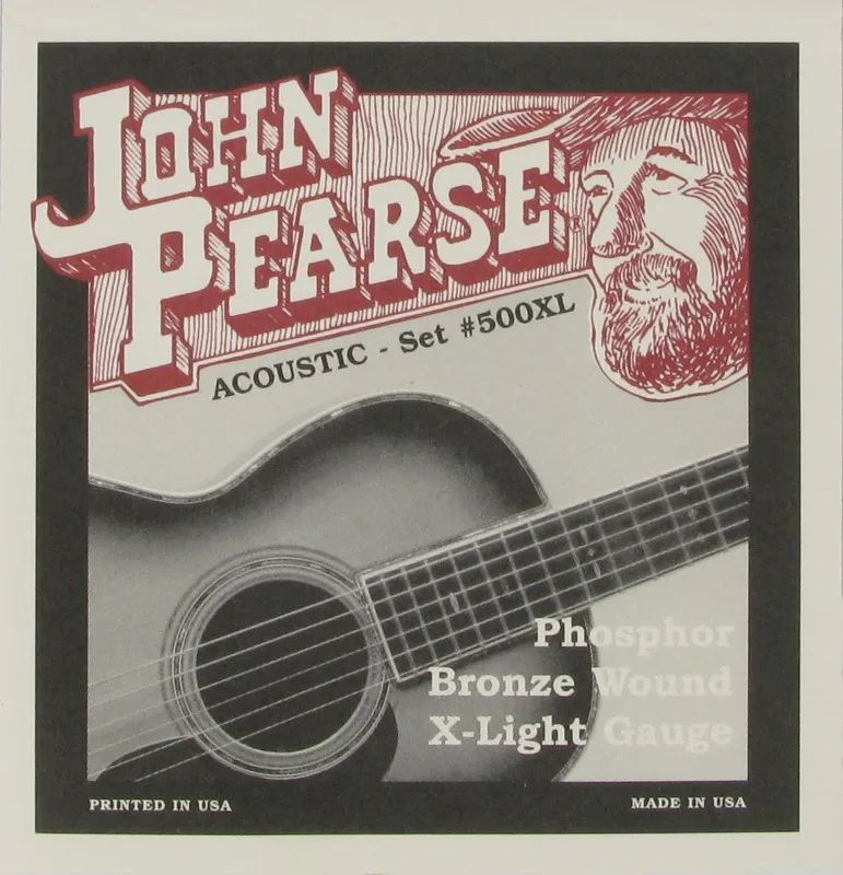 

John Pearse Phosphor Bronze Acoustic Guitar Strings, All 10 Models Available