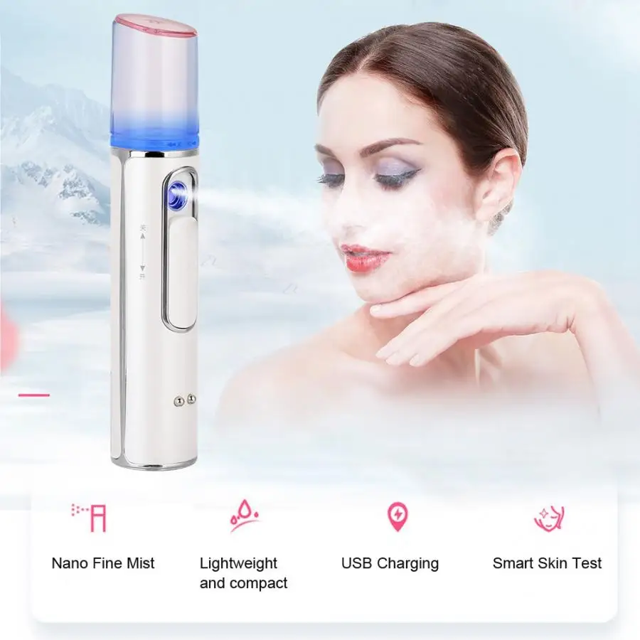 Jade Roller USB Mist Spray Atomization Mist Face Cool Mist Spray Hydration Sprayer Skin Tag Removal