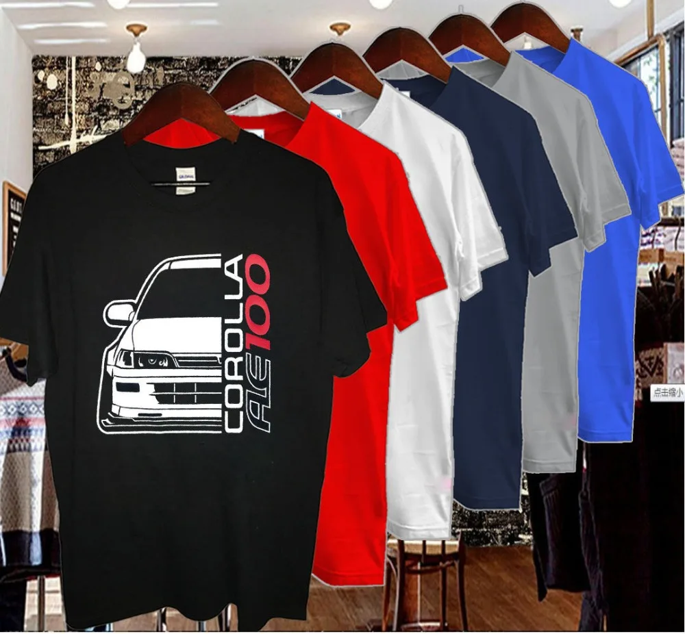 New Logo Corolla Ae100 T-Shirt All Colour Men T Shirt Homme 2019 For Tall And Big Offensive Tee Shirts | Мужская одежда