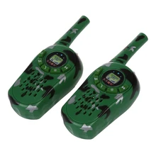 2 PCS Walkie Talkie Crianças Brinquedos Eletrônicos Portátil Two-Way Radio Set 0.5 W