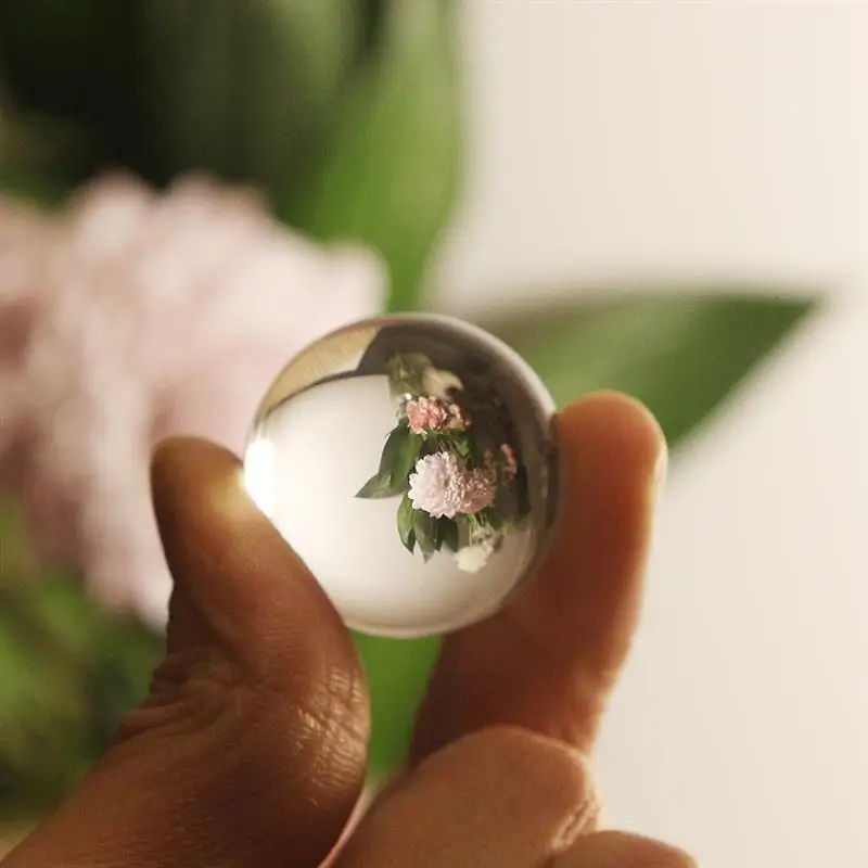 Хрусталик мяч фото 30/40/60 мм прозрачный Feng Shui Magic Стекло шарики с коробкой для photographyer подарки для струйного принтера Desk для офиса