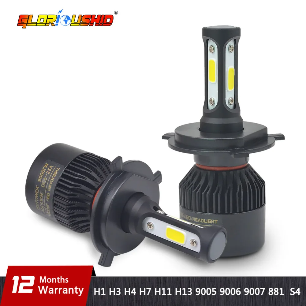 H7 LED H4 H11 H8 H9 H1 H3 H13 9005 HB3 9006 HB4 9007 881 Car