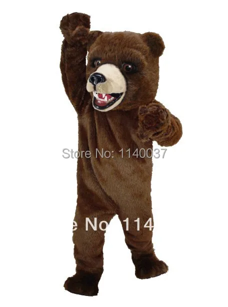 Талисман кодиак медведь плюшевый талисман костюм хорошее качество Лучшая цена