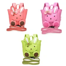 Haute Qualité PU En Cuir Bébé Keeper Mignon Lapin Anti-perdu Pied Sac À Dos Enfant Sécurité Gardien Bébé Harnais Sac À Dos
