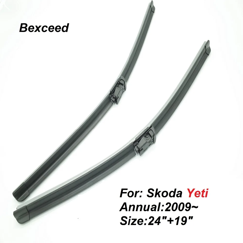For Skoda Yeti 24"+19" High Quality Bexceed of Car Windshield Flat