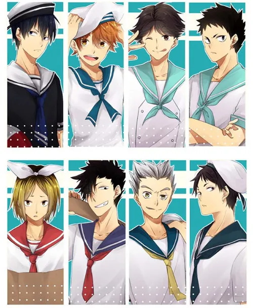 anime cute haikyuu pvc translucent bookmark for student school office 8pcs lot pvc suitcase pvc coated wire mesh fencepvc vase aliexpress
