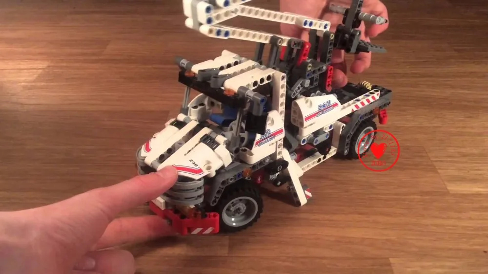 

Decool 3350 bucket technic truck Telescopic handler Kids Toy model building blocks bricks set transport Compatible 8071