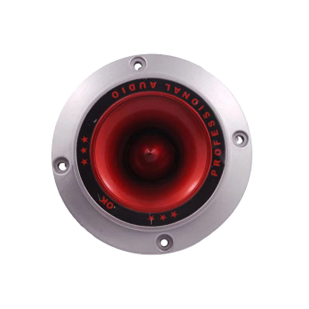

2PCS 4" Round Piezoelectric Tweeters Ceramic Piezo Horn Audio Speaker Treble Home Stage Loudspeaker Without Light