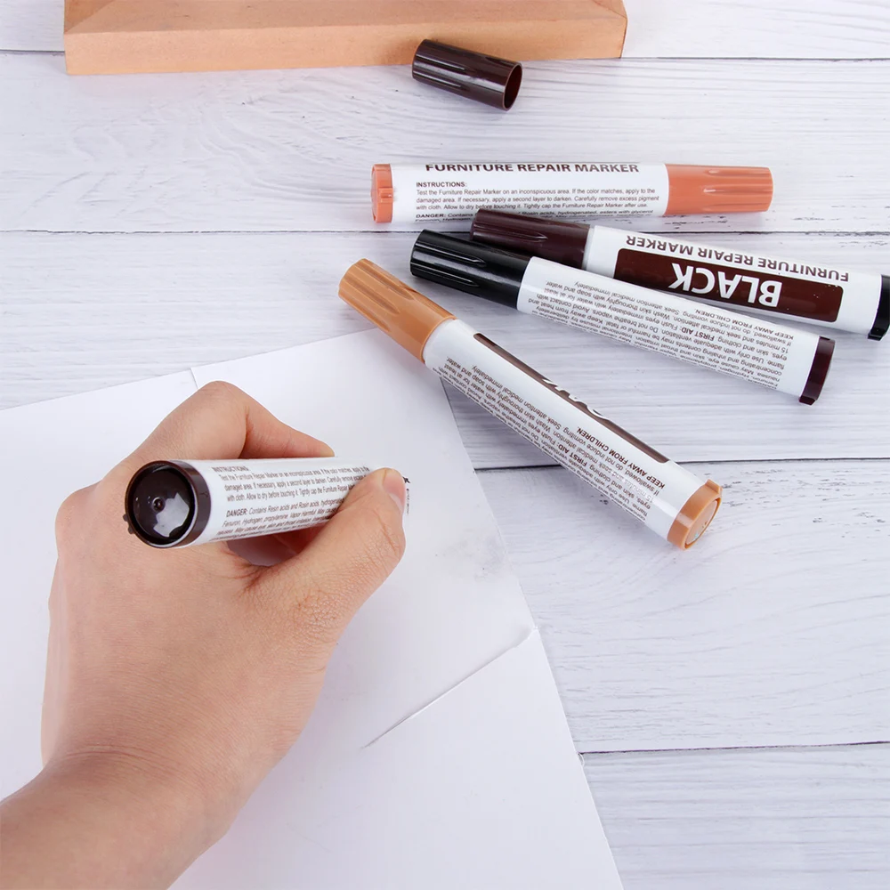 Furniture Repair Pen Markers Scratch Filler Paint Remover 1PC For Wooden Cabinet Floor Tables Chairs Refinishing For Drop