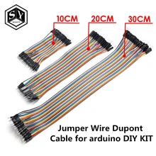 Great IT Dupont Line 10 см 20 см 30 см Мужской Женский Соединительный провод Dupont кабель для arduino DIY KIT