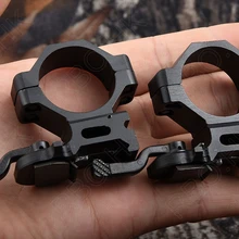 1,25 дюймов прицел кольцо qd Пикатинни 20 мм рейка алюминиевый сплав Охота Стрельба M1202