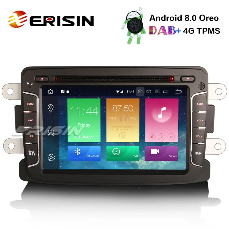 Erisin ES7429D 7 &quotAndroid 8 0 для Renault Dacia Duster Logan Sandero Dokker Lodgy стерео DAB + 4G gps Sat