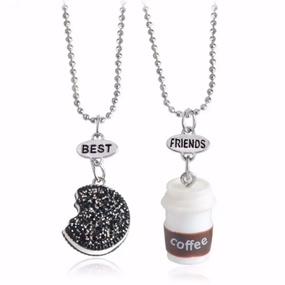 guy and girl best friend necklaces