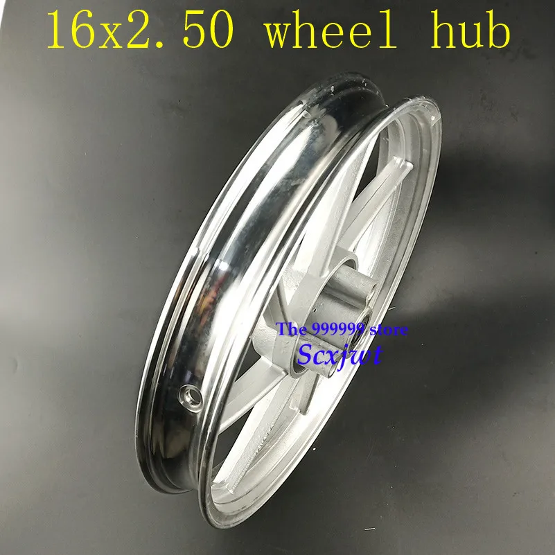 High Reputation Hot Sale 16 Inch Aluminium Alloy Wheel Hub Disc 6200 Bearing Rims for 16X2.50 Tyre Fits Electric Vehicle E-Bike