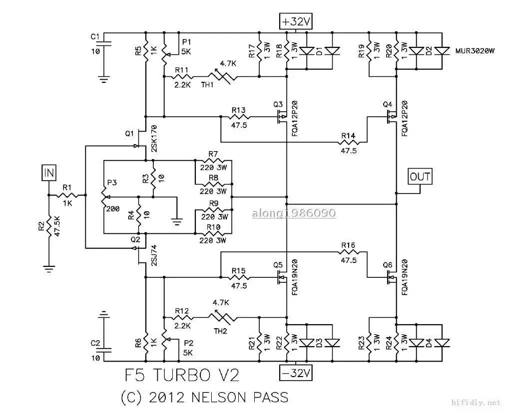 Одна пара CLONE PASS F5 TURBO усилитель голой PCB(2 канала