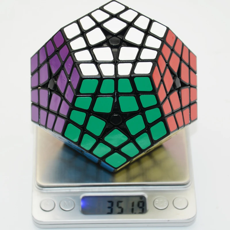 Shengshou 4x4 Megamin Master Kilominx черный скоростной куб Cubo Волшебная развивающая игрушка Прямая поставка