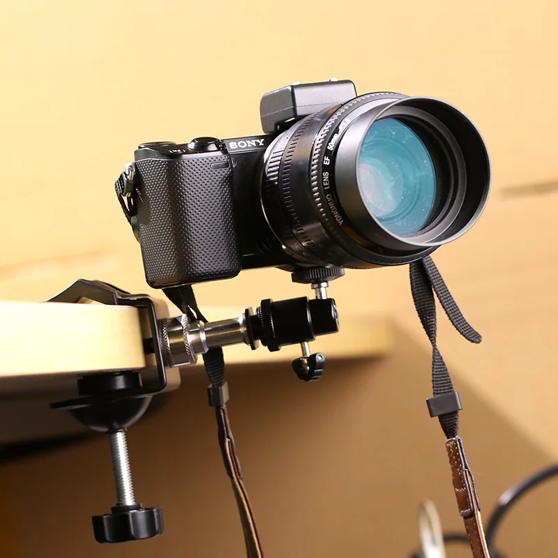 1/4 Tripod Screw to Flash Hot Shoe Mount Adapter For DSLR