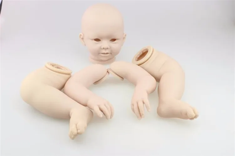 70 см/28 "Reborn Baby Doll наборы силиконовые виниловые мягкие головы 3/4 руки полные ноги для изготовления куклы Reborn Младенцы аксессуары неокрашенные