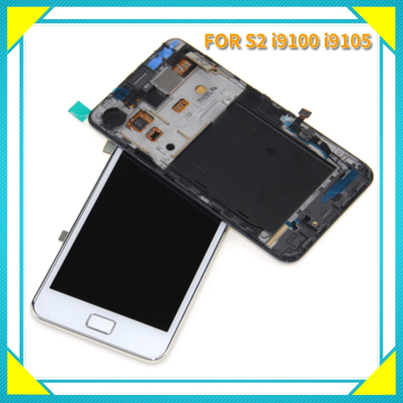 

For Samsung Galaxy SII S2 i9100 Full Touch Screen Digitizer Sensor Glass Panel + LCD Display Monitor Panel Monitor Assembly