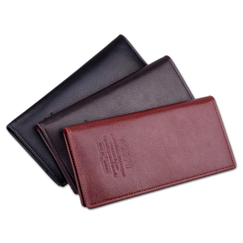 Мужской Длинный кошелек из натуральной кожи многофункциональный|genuin leather long