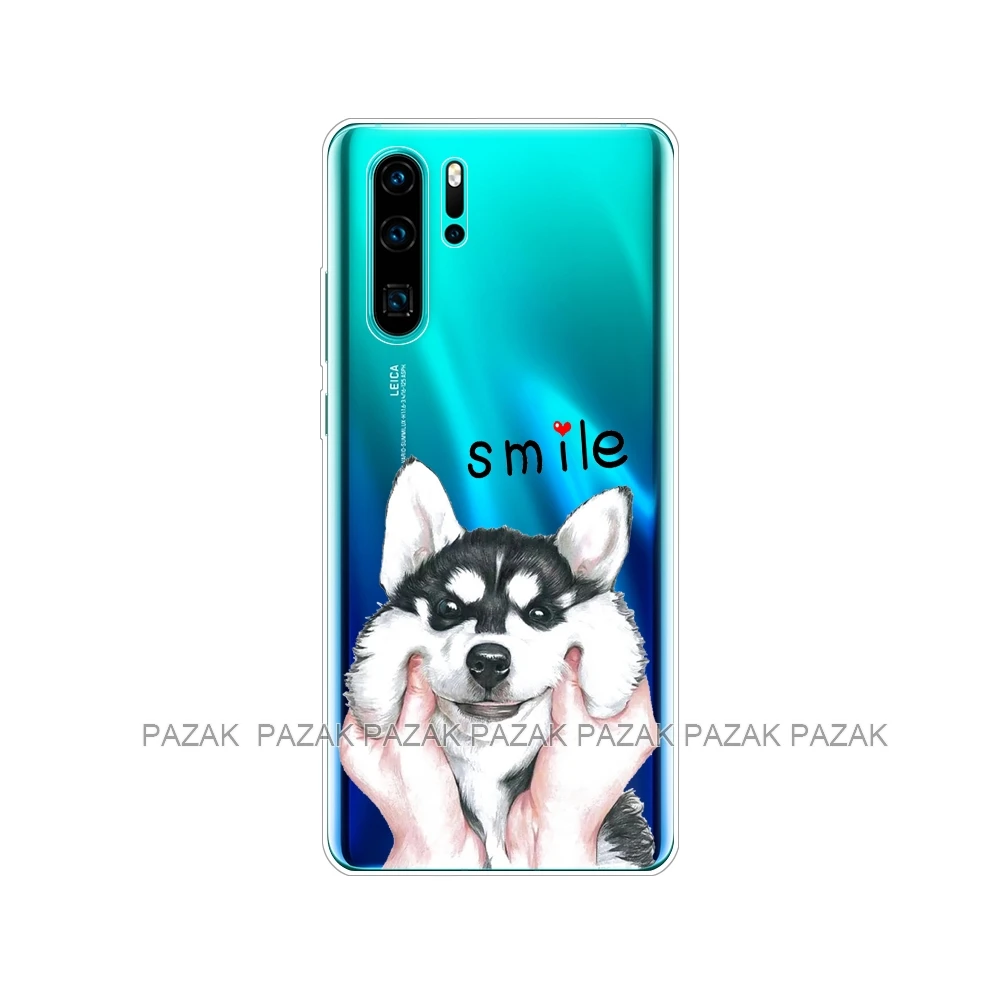 Чехол-Бампер для Huawei P30 Pro, мягкий силиконовый чехол для телефона из ТПУ, задняя крышка для Huawei P30 Pro VOG-L29 ELE-L29 P 30 Lite, чехол с принтом - Цвет: 61344