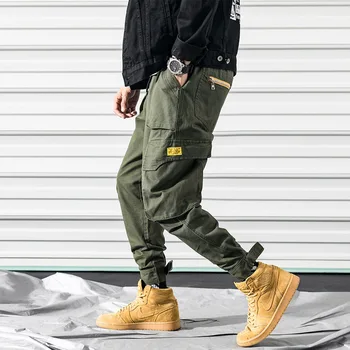 

2019 Spring and Summer Casual Pants Loose Comfortable Wild Student Trousers Fashion Trousers Male Size M-XXL
