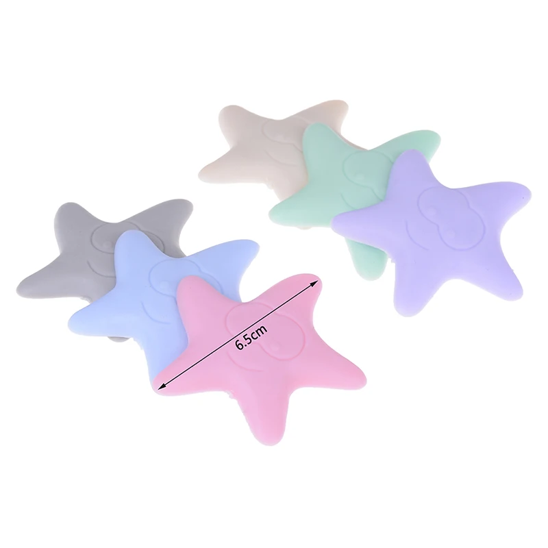 

1PCS Door Lock Protective Sticker Starfish Shape Protective Bumpers Buffer Guard Stopper Pad Sticker Thickening Mute Handle Door