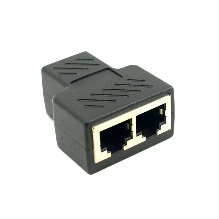 

CYDZ UT-004 Cat6 RJ45 8P8C Plug To Dual RJ45 Splitter Network Ethernet Patch Cord Adapter With Shield
